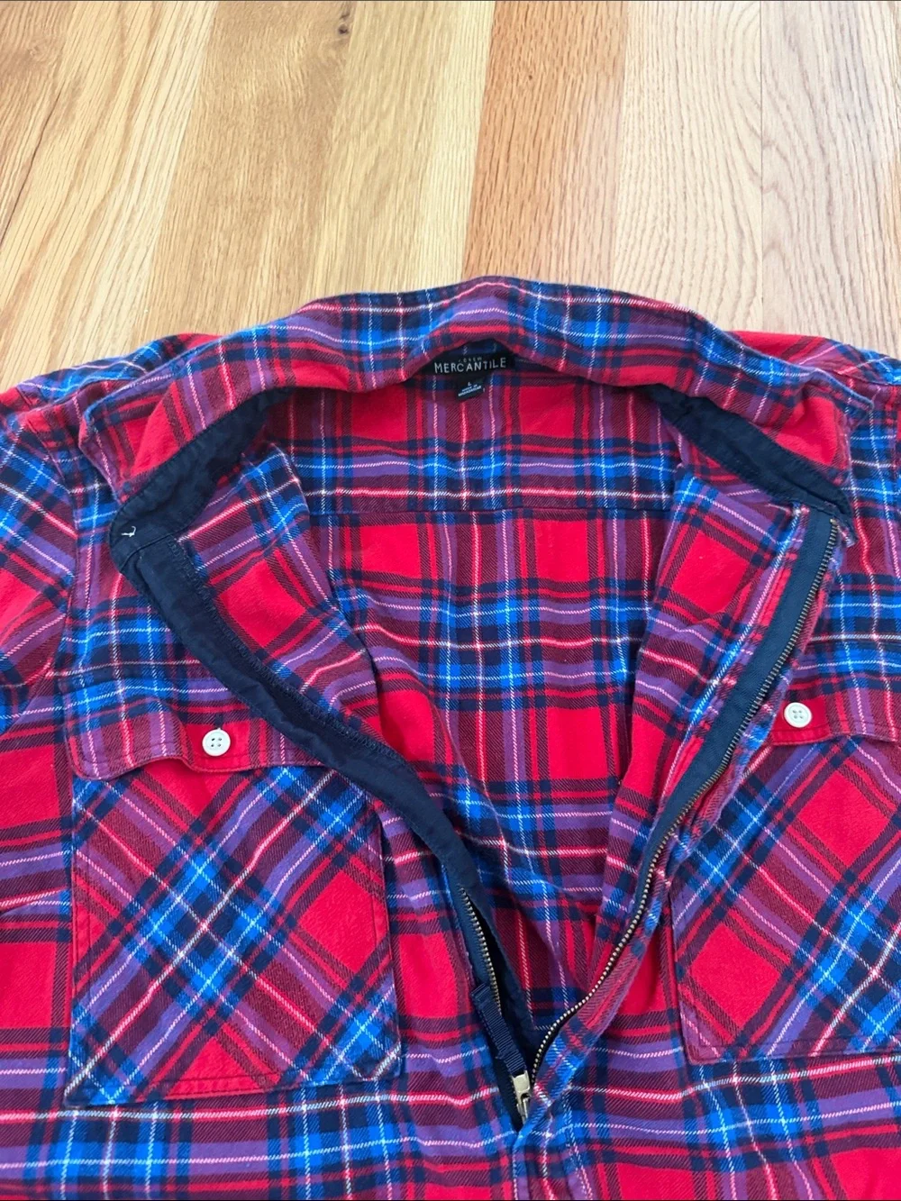 J. Crew soft plaid